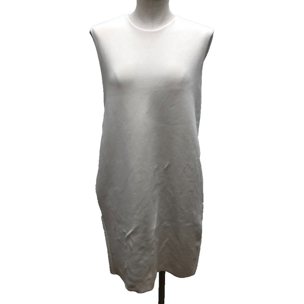 Max Mara‎ Shift Dress Womens 10 12 Ivory Sleeveless Knee Length Career Teacher